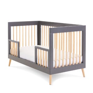 Obaby Maya Cot Bed Slate With Natural (3)