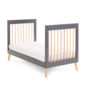 Obaby Maya Cot Bed Slate With Natural (6)