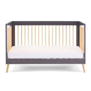 Obaby Maya Cot Bed Slate With Natural (7)