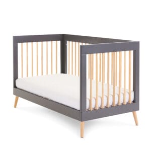 Obaby Maya Cot Bed Slate With Natural (8)