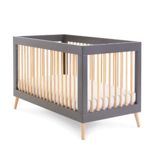 Obaby Maya Cot Bed Slate With Natural (9)