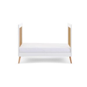 Obaby Maya Mini Cot Bed White With Natural (11)