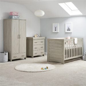Obaby Nika 3 Piece Room Set Grey Wash