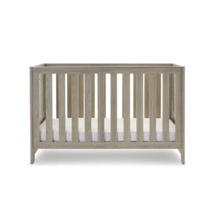 Obaby Nika Cot Bed Grey Wash (4)