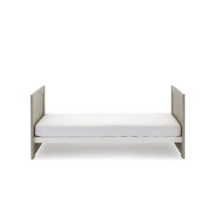 Obaby Nika Cot Bed Grey Wash And White (5)
