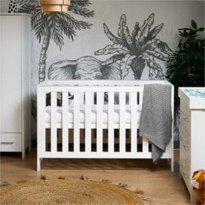 Obaby Nika Cot Bed White Wash