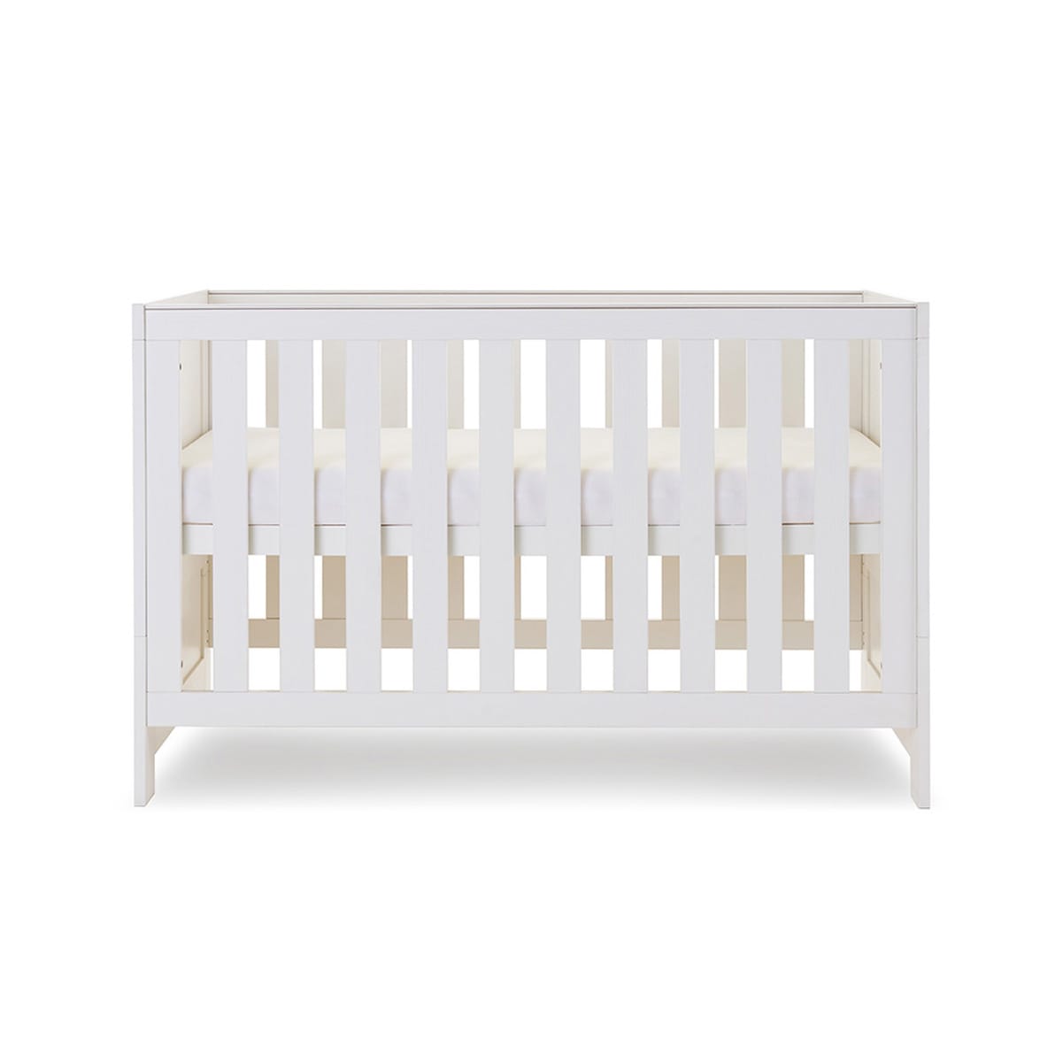 Obaby Nika Cot Bed White Wash (1)