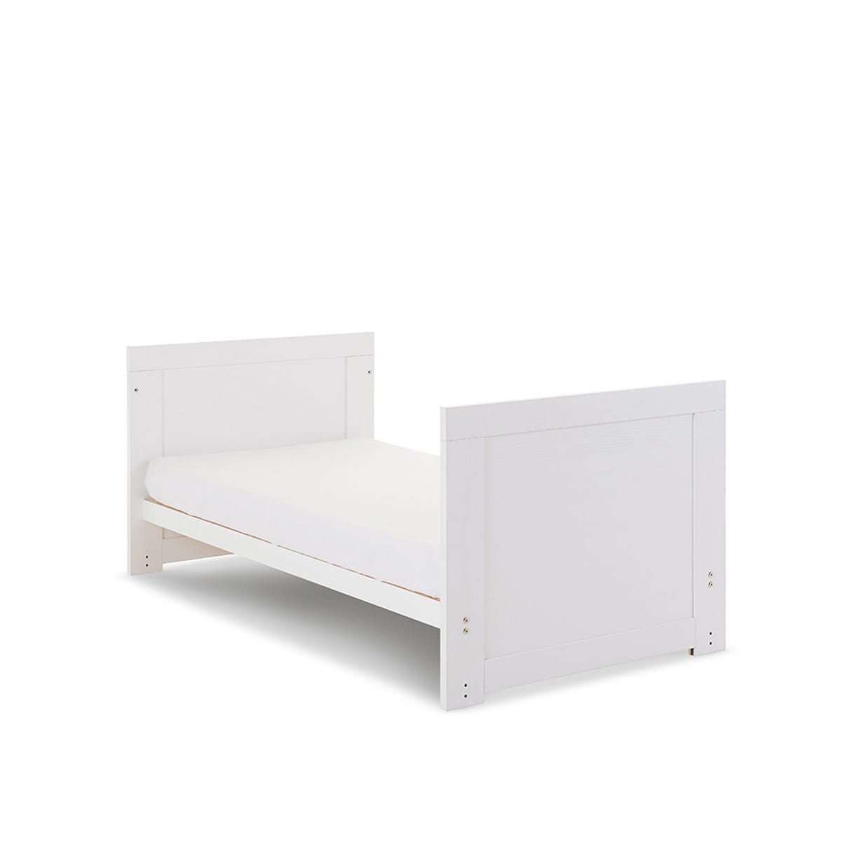 Obaby Nika Cot Bed White Wash (5)