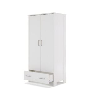 Obaby Nika Double Wardrobe White Wash (5)
