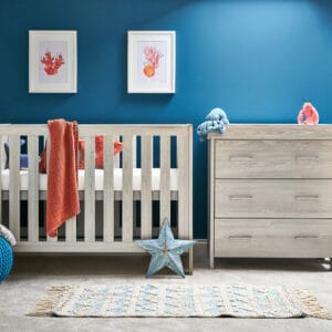 Obaby Nika Mini 2 Piece Room Set Grey Wash