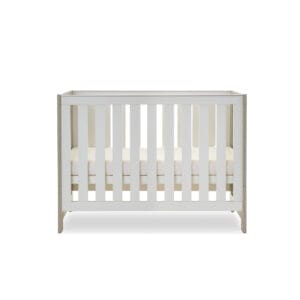 Obaby Nika Mini Cot Bed Grey Wash And White (4)
