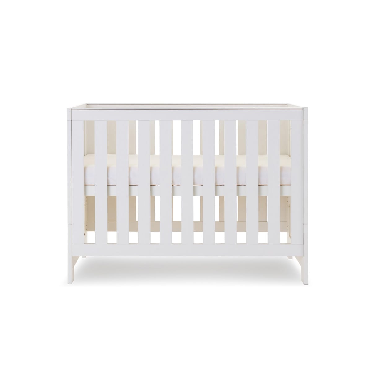 Obaby Nika Mini Cot Bed White Wash (1)