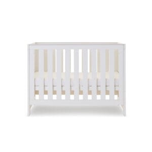 Obaby Nika Mini Cot Bed White Wash (2)