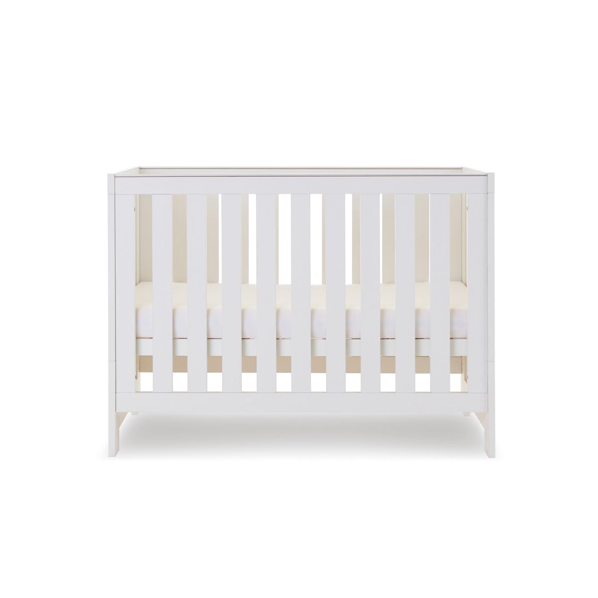 Obaby Nika Mini Cot Bed White Wash (2)