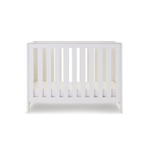 Obaby Nika Mini Cot Bed White Wash (3)
