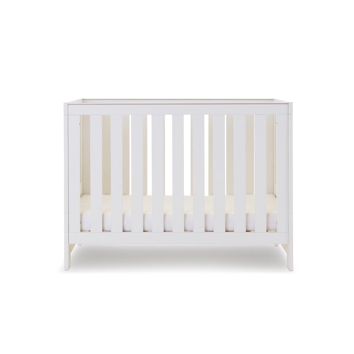 Obaby Nika Mini Cot Bed White Wash (3)