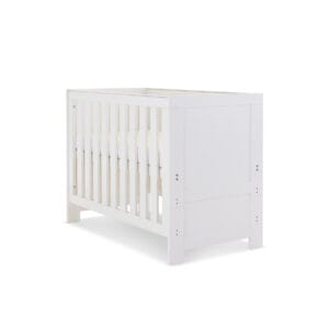 Obaby Nika Mini Cot Bed White Wash