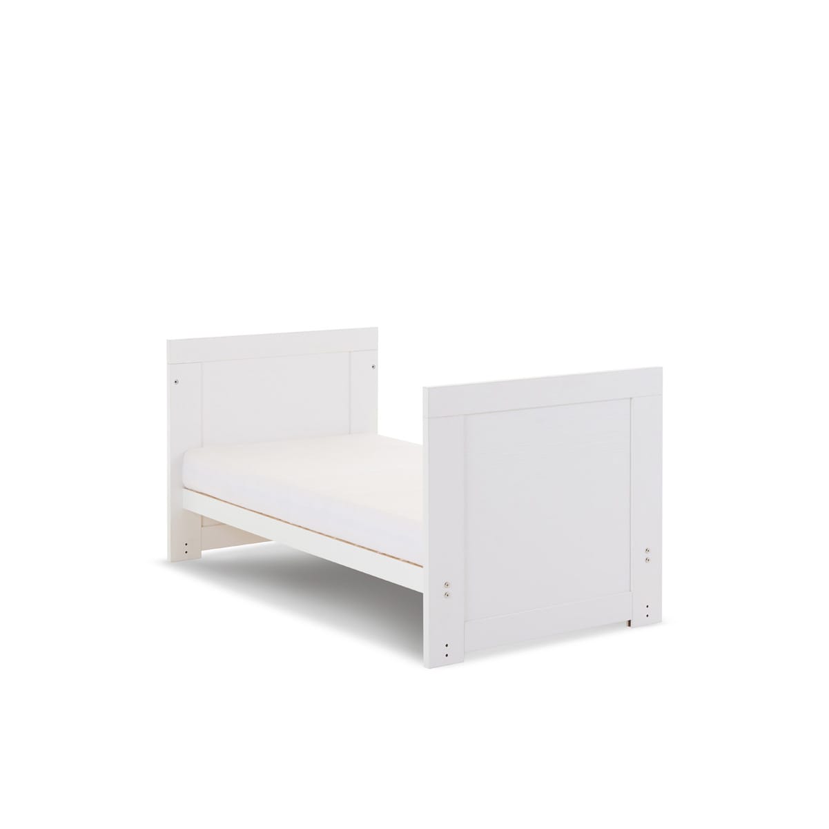 Obaby Nika Mini Cot Bed White Wash (5)