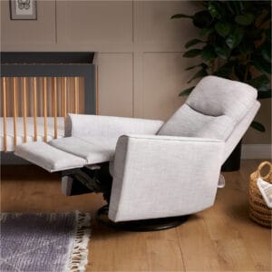 Obaby Savannah Swivel Glider Recliner Chair Pebble (8)