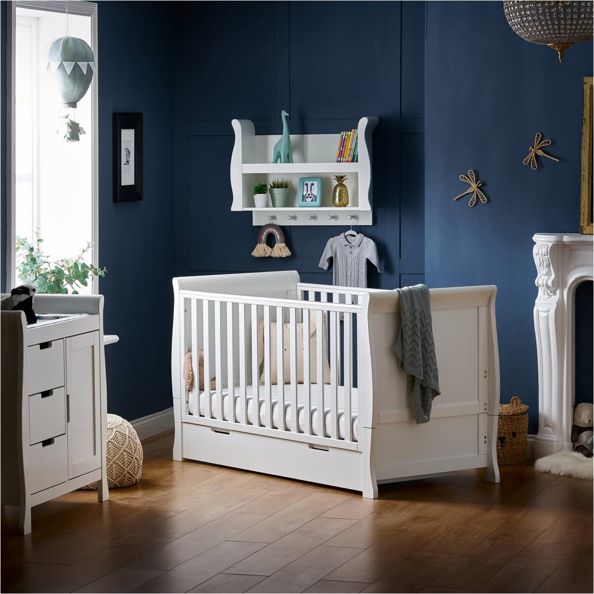 Obaby Stamford Classic 2 Piece Room Set White