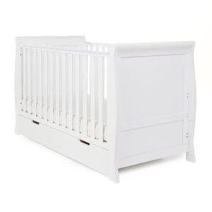 Obaby Stamford Classic Cot Bed White