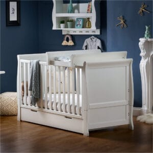 Obaby Stamford Classic Cot Bed White