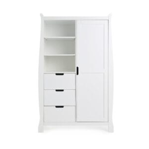 Obaby Stamford Double Wardrobe White (2)