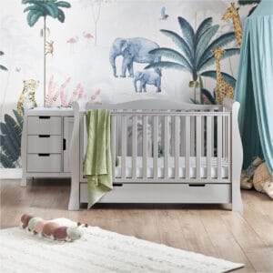 Obaby Stamford Luxe 2 Piece Room Set Warm Grey