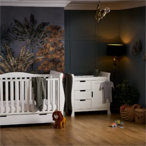 Obaby Stamford Luxe 2 Piece Room Set White