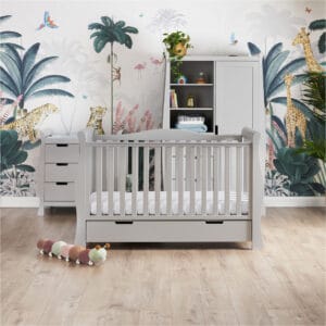 Obaby Stamford Luxe 3 Piece Room Set Warm Grey