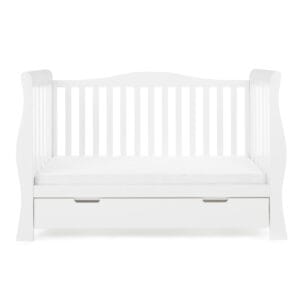 Obaby Stamford Luxe Cot Bed White (10)