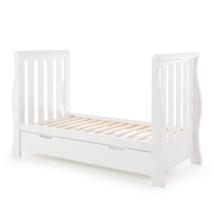 Obaby Stamford Luxe Cot Bed White (16)