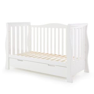 Obaby Stamford Luxe Cot Bed White (17)