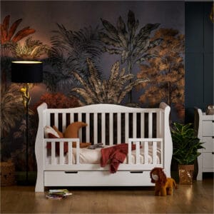 Obaby Stamford Luxe Cot Bed White (19)