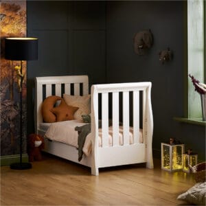 Obaby Stamford Luxe Cot Bed White (22)