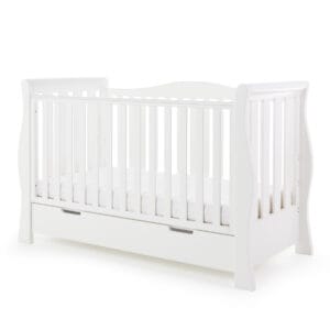Obaby Stamford Luxe Cot Bed White