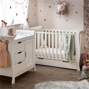 Obaby Stamford Mini 2 Piece Room Set White