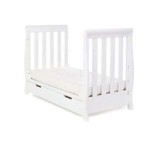 Obaby Stamford Mini Cot Bed White (1)
