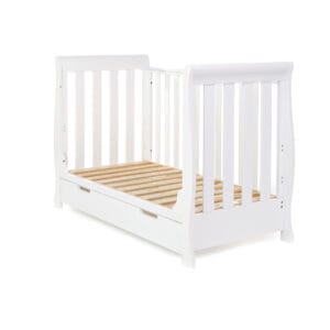 Obaby Stamford Mini Cot Bed White (14)