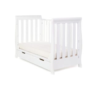 Obaby Stamford Mini Cot Bed White (2)