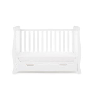 Obaby Stamford Mini Cot Bed White (8)