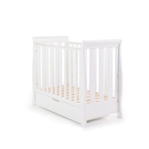 Obaby Stamford Space Saver Cot White (8)