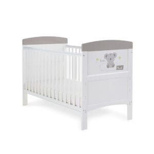Grace Inspire Cot Bed Hello World Koala Grey