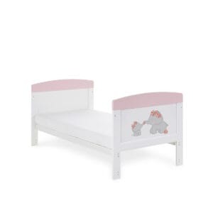Grace Inspire Cot Bed Me & Mini Me Elephants Pink (1)