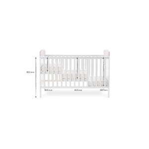 Grace Inspire Cot Bed Me & Mini Me Elephants Pink (2)