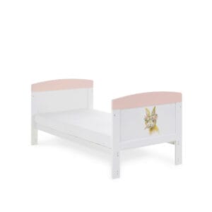 Grace Inspire Cot Bed Watercolour Rabbit Pink (1)