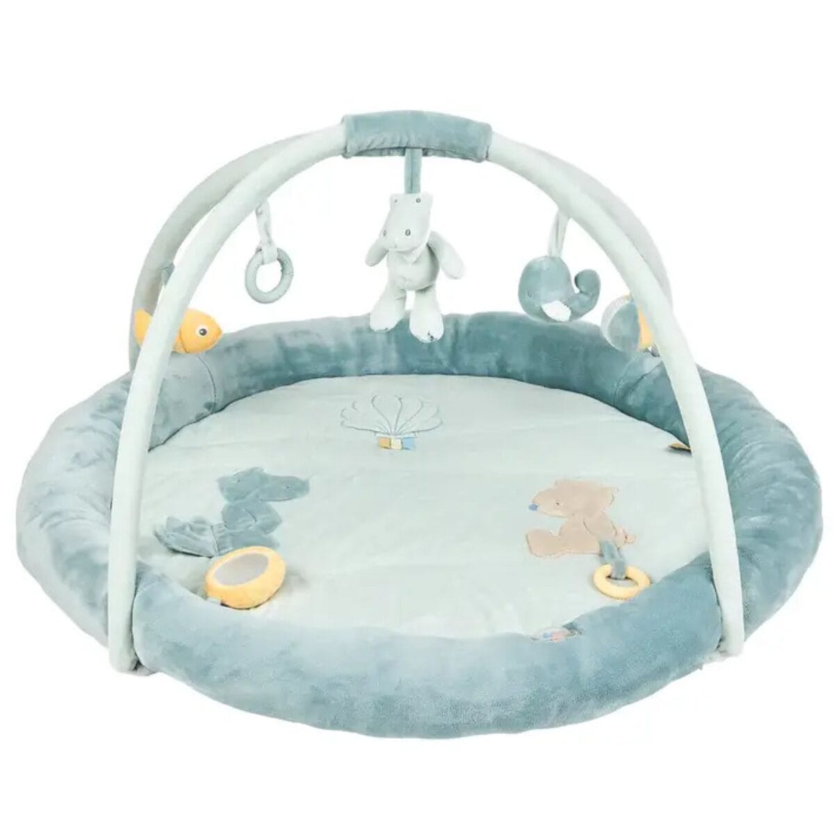 Nattou Romeo, Jules And Sally Stuffed Playmat With Arches