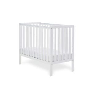Obaby Bantam Space Saver Cot White (1)