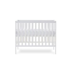 Obaby Bantam Space Saver Cot White (2)