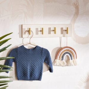 Obaby Evie Wall Hook Cashmere